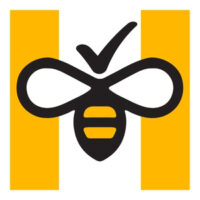 Beehonest Yellow White Icon 300